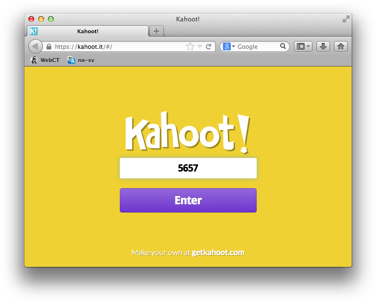 En Student Går Til Http - Kahoot! (783x632), Png Download
