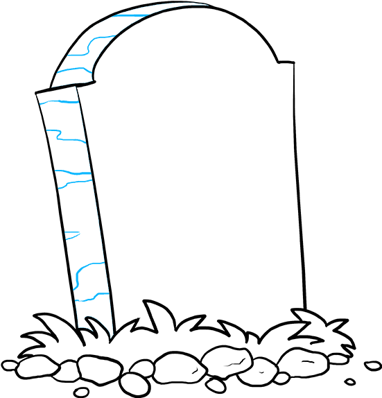 680 X 678 1 - Tombstone Drawing (680x678), Png Download