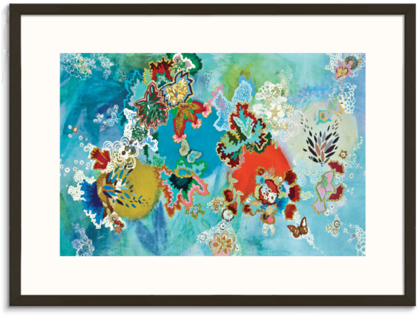 Dios A Las Orugas Copia Wall Art - Painting (600x600), Png Download