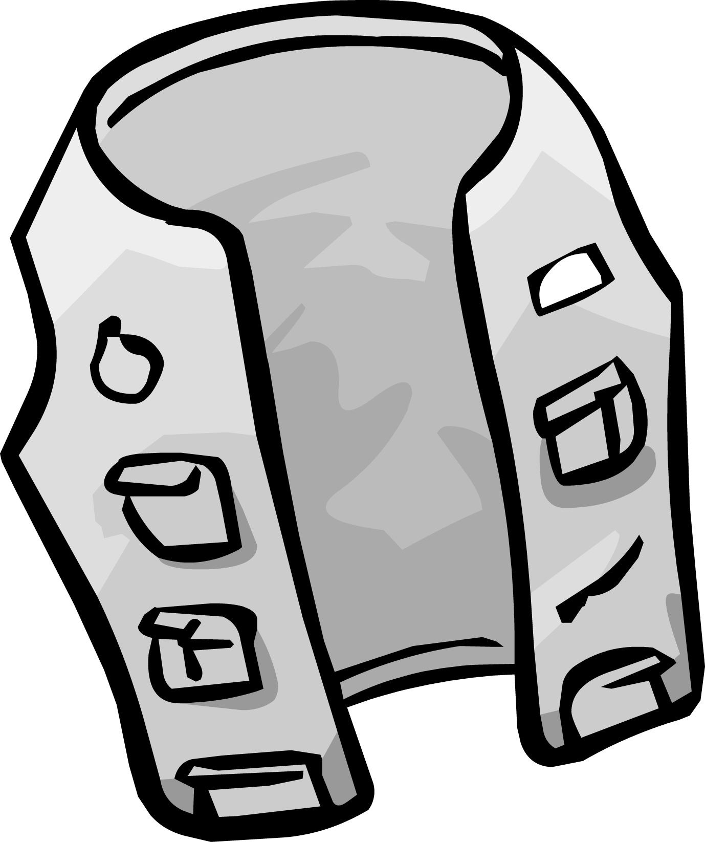 1378 X 1645 2 - Club Penguin Gilet (1378x1645), Png Download