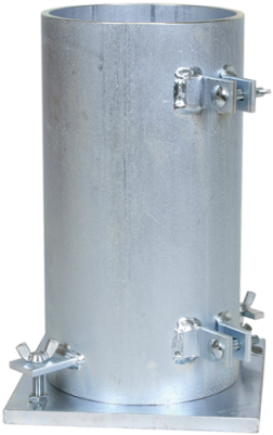 Concrete Cylinder Molds, Steel, Reusable, 6" X 12" - Valve (1080x500), Png Download