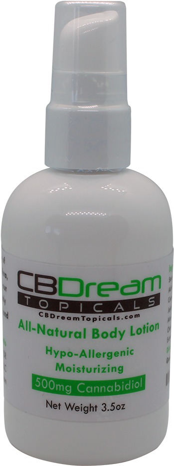 Cbdream Topicals Body Lotion - Cosmetics (500x1000), Png Download