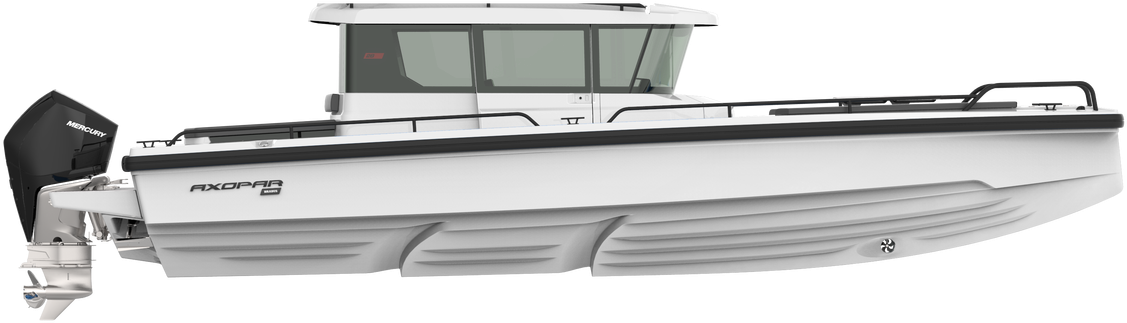 Axo28 Brabus Line C Side White 199 Kb - Luxury Yacht (1200x398), Png Download