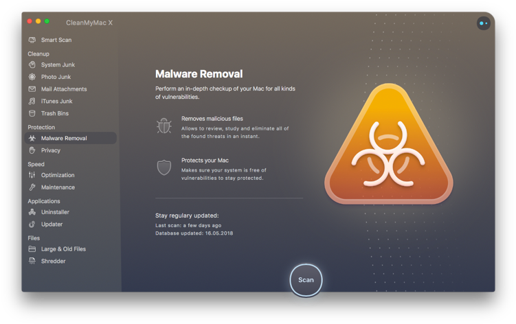 Do Regular Health Scans Of Your Macos With Cleanmymac - Clean My Mac X (760x478), Png Download