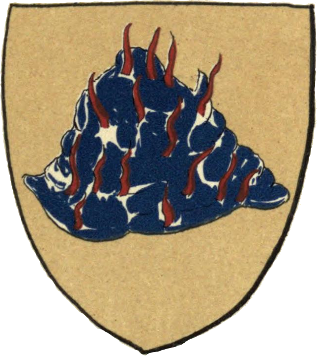 Arms Of "le Sire De Beue" From The Armorial De Berry - Emblem (645x724), Png Download