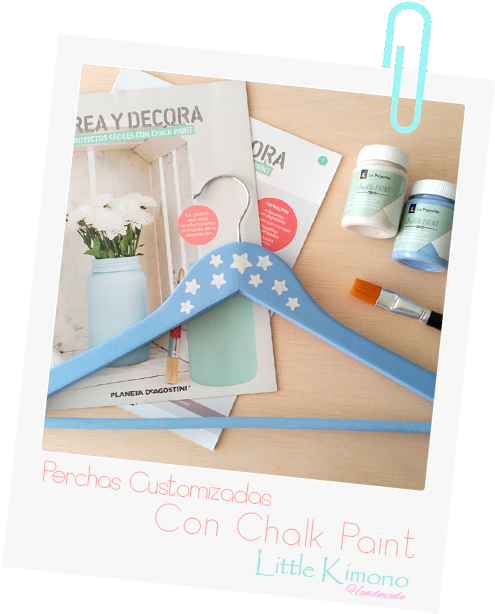Perchas Pintadas Con Chalk Paint - Craft (630x626), Png Download