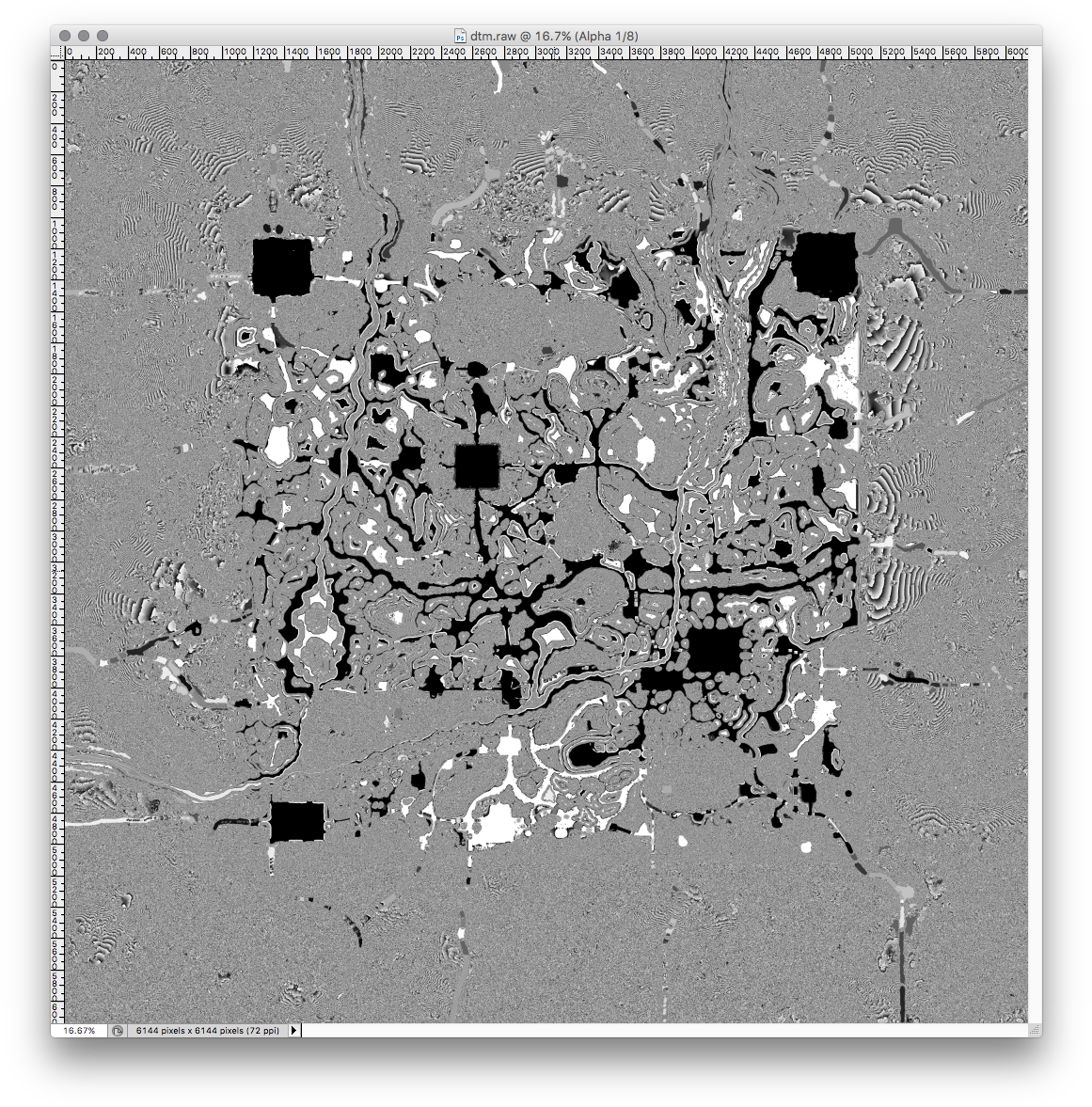 If I Take Only The "tga" Channel, Which Is 8-bit Grayscale, - Monochrome (1166x1188), Png Download