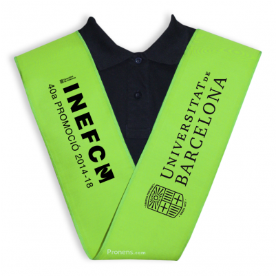 Banda Graduación Universidad Color Lima - Institut Nacional D'educació Física De Catalunya (1000x400), Png Download