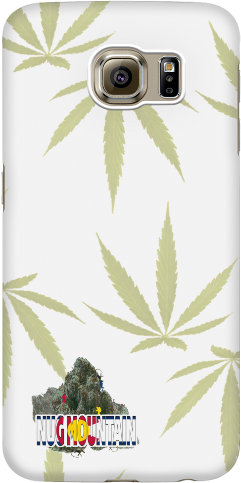 Large Weed Leaf Pattern Phone Case - Smartphone (1024x1024), Png Download
