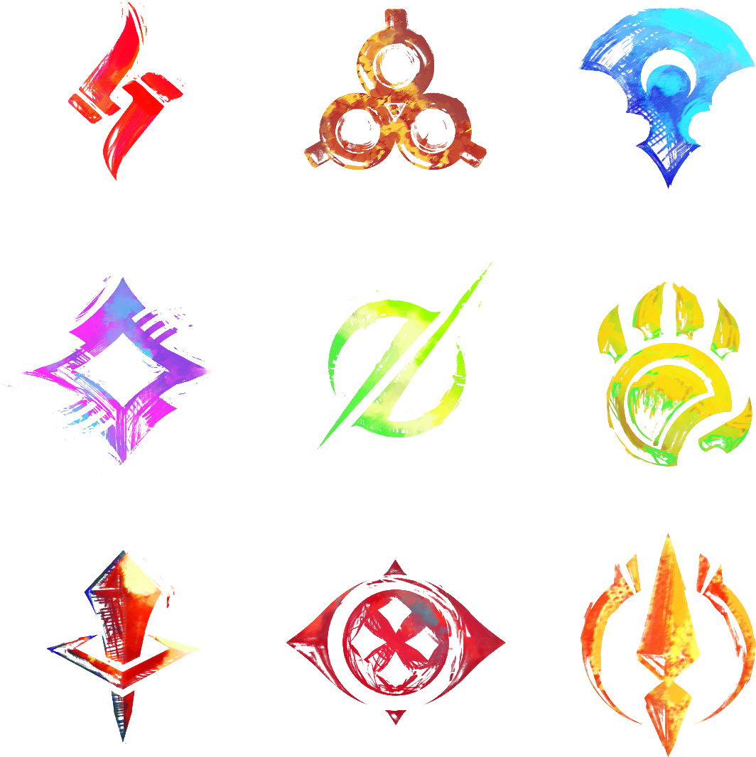 Маленькие гильдии. Маленькие гильдии. Маленькие гильдии. Знаки гильдий из хвоста феи. Гербы гильдий из аниме хвост феи.