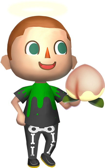 I Made My Villager In The Official New Leaf Artwork - Animal Crossing 3ds (450x685), Png Download