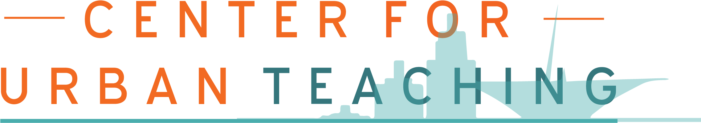 Center For Urban Teaching Logo - Graphic Design (2416x486), Png Download