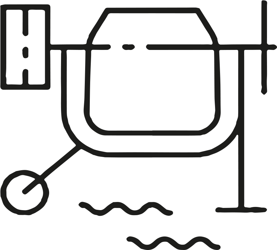 Twingz Concrete Check - Line Art (908x963), Png Download