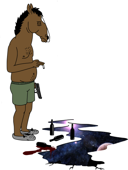 Papeis De Parede Do Bojack (480x640), Png Download