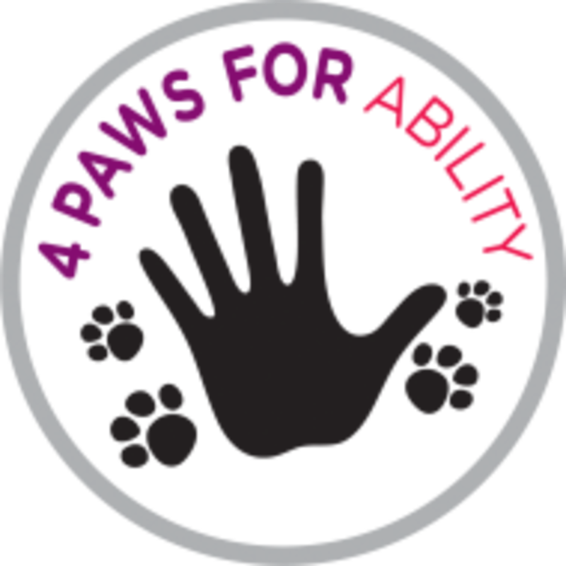 4 Paws For Isaiah - 4 Paws For Ability Logo (800x800), Png Download
