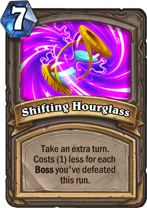 Shifting Hourglass Card - Hearthstone Rastakhan Rumble Cards (567x811), Png Download