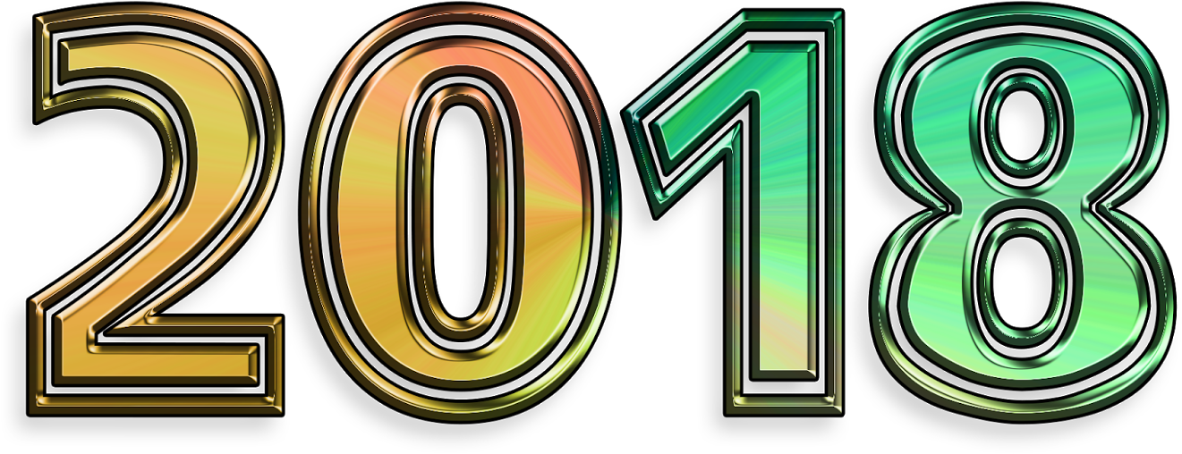 Happy New Year 2018 Beach - Wallpaper (1600x914), Png Download