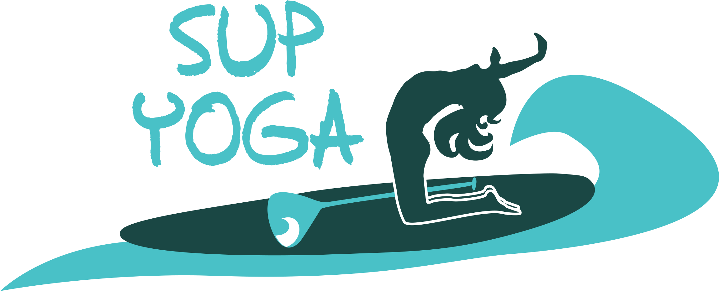 Noosa Stand Up Paddle's Highly Trained Instructors - Paddle Board Yoga Clipart (2417x928), Png Download