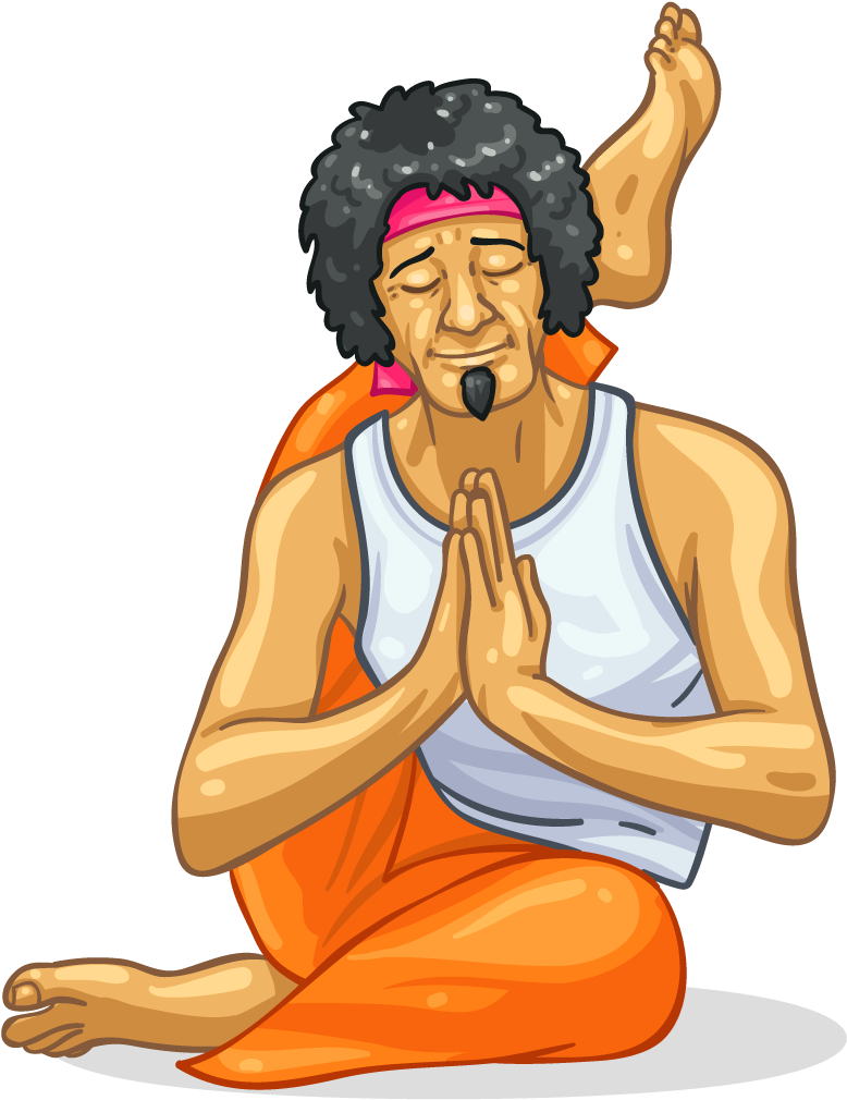 1024 X 1024 4 - Yoga Instructor Cartoon (1024x1024), Png Download