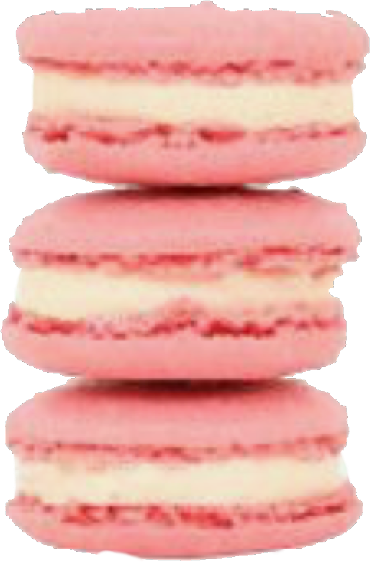 #pink #cute #macaroon #sweets #nice #sweet #niche #polyvore - Sandwich Cookies (1024x1718), Png Download
