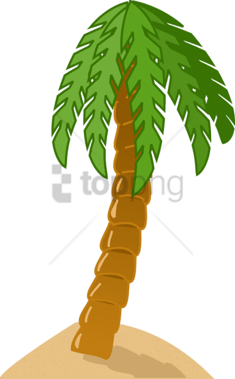 Free Png Palm Tree Png Image With Transparent Background - Palm Tree Clip Art (480x774), Png Download
