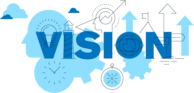 To Become The Leader In The Field Of Augmented Reality - Vision And Mission Transparent (1000x438), Png Download