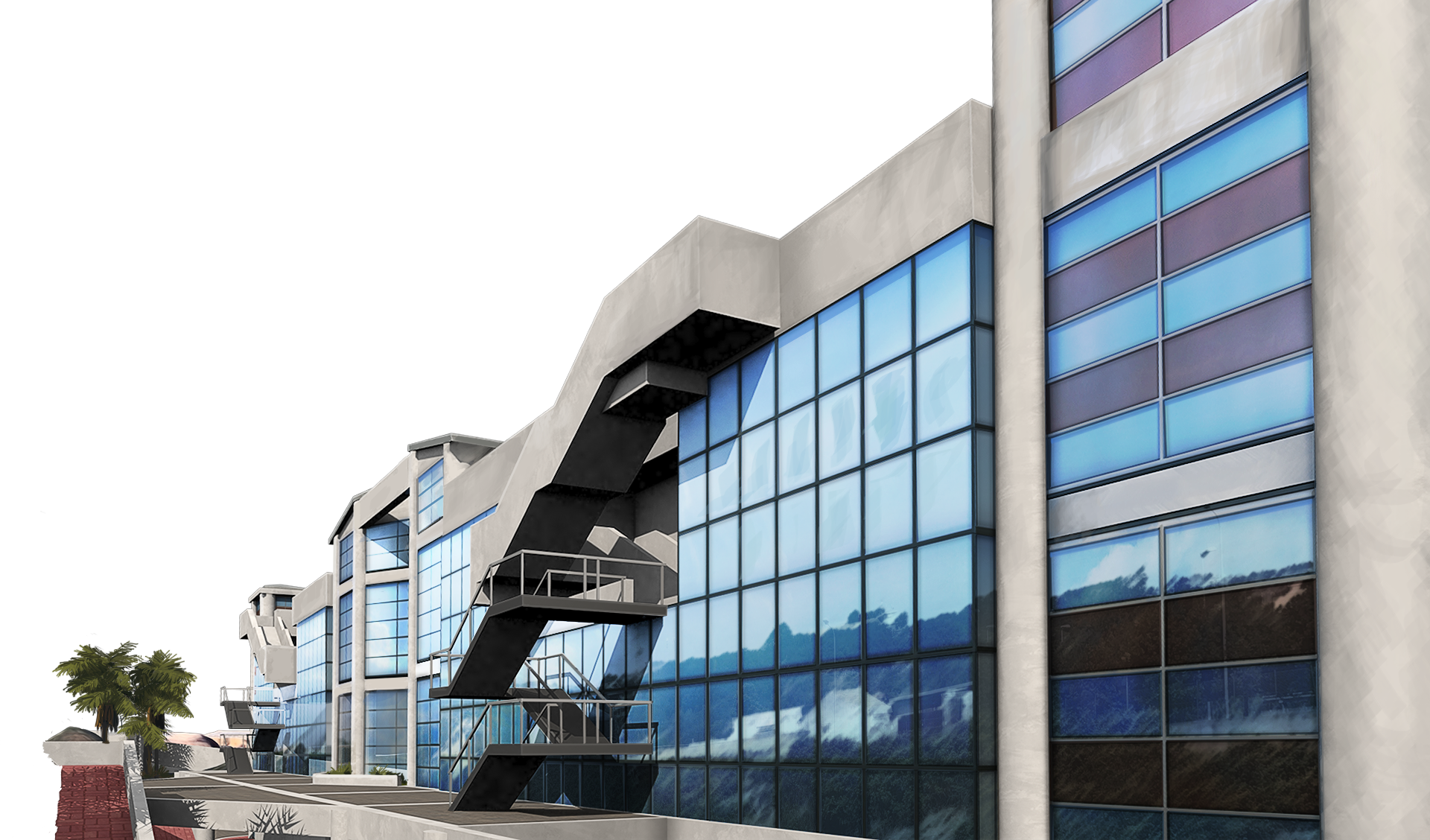 Smart Building Solutions - Slider Building (1920x1128), Png Download