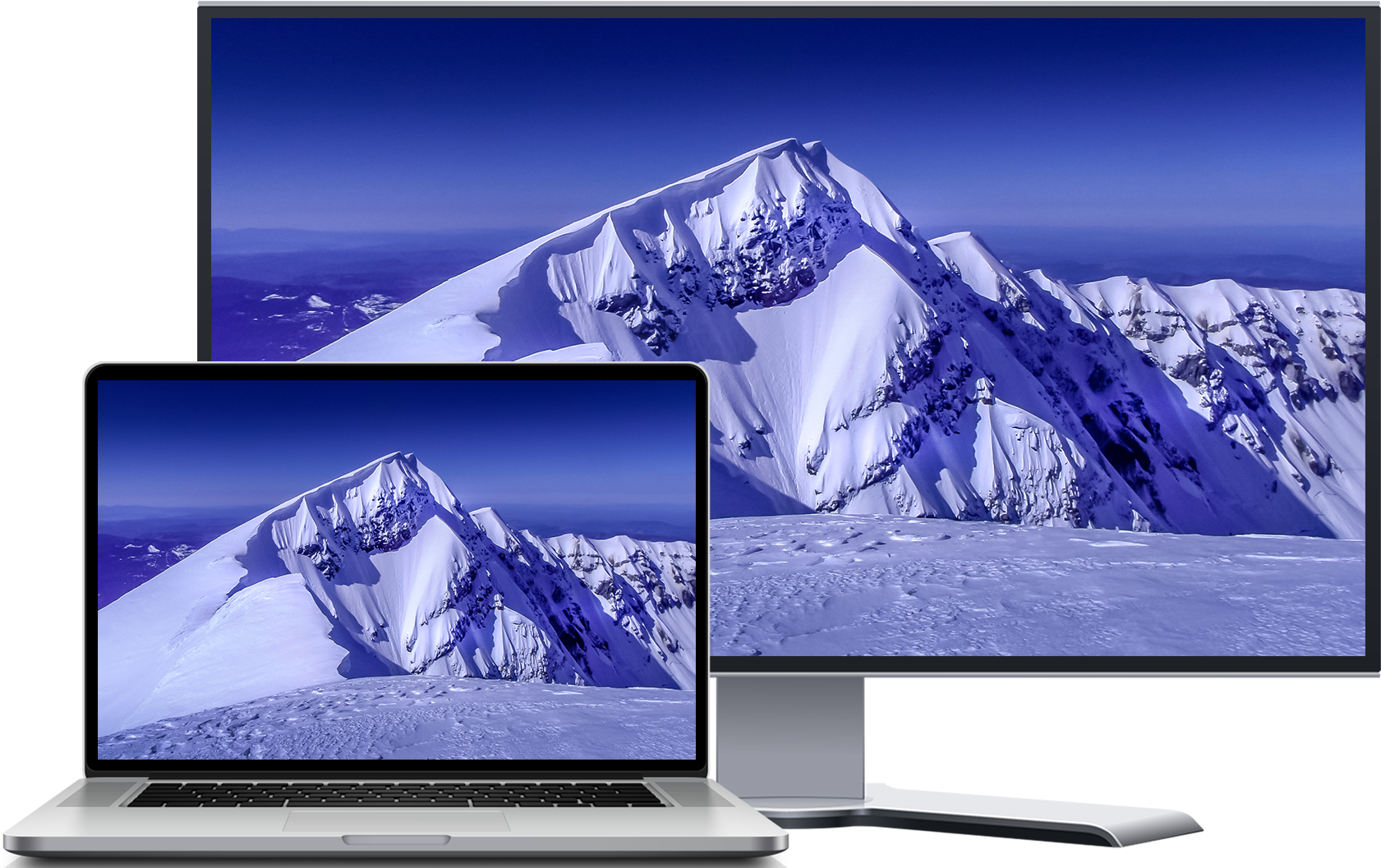 Led-backlit Lcd Display (1920x1182), Png Download
