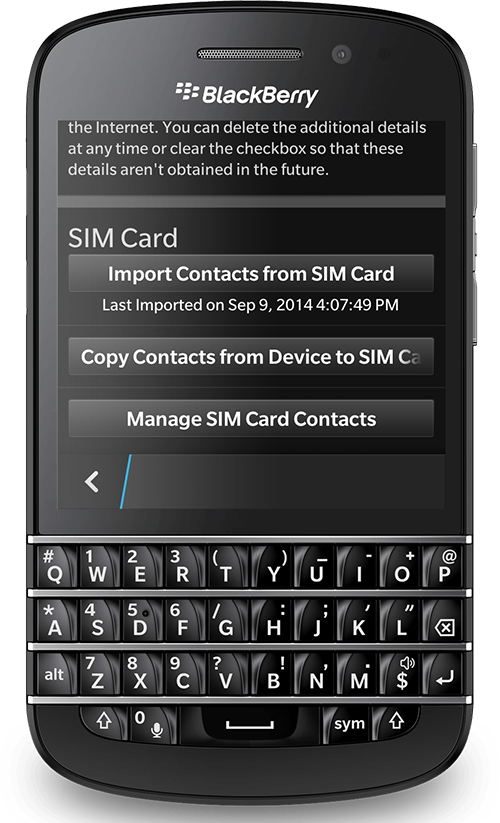 Blackberry Q10 (500x823), Png Download