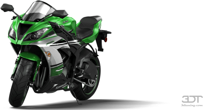 Kawasaki Ninja Zx 6r Sport Bike 2015 Tuning - 3d Tuning (1004x373), Png Download