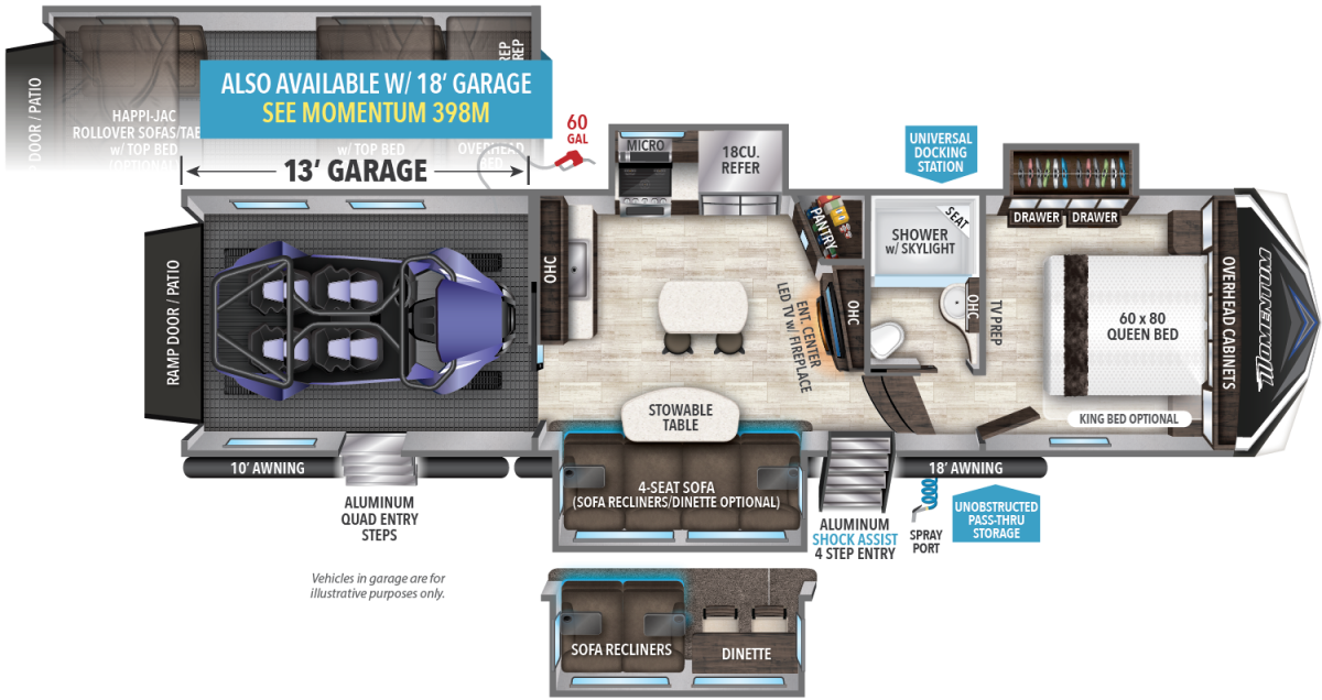Momentum 349m - Grand Design Momentum 349m (1200x636), Png Download