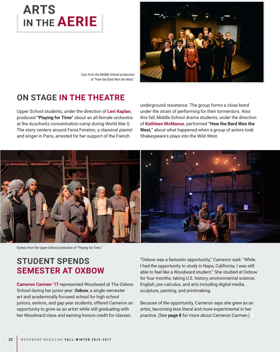 Arts In The Aerie Cast From The Middle School Production - Flyer (960x1242), Png Download