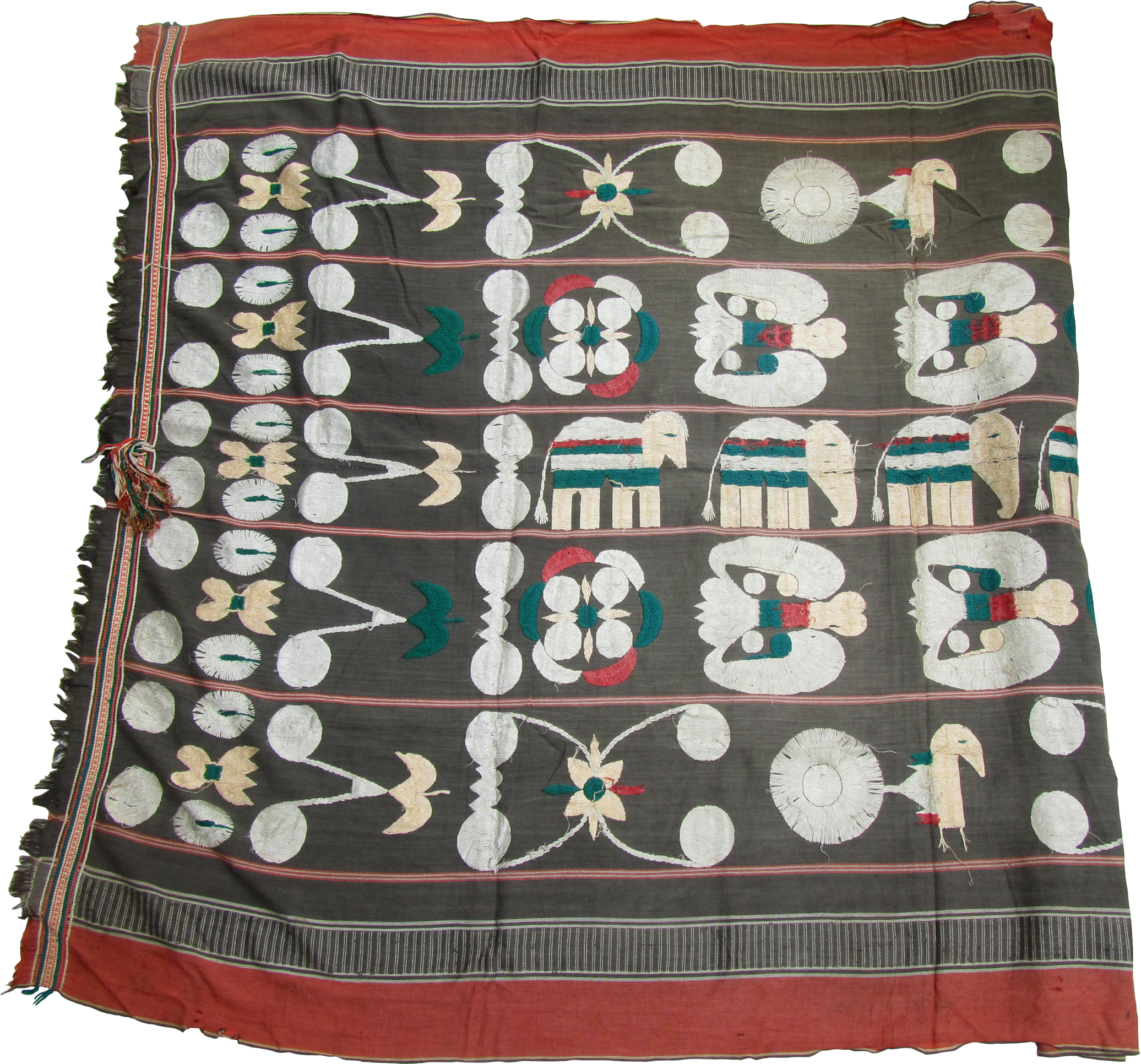 'elephant Cloth' Or Hapidasa, 20th Century, Cotton - Skirt (2224x2084), Png Download