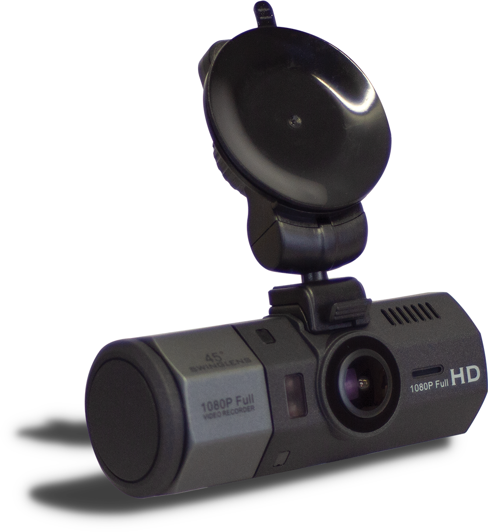 Sw012 Full Hd Dual Facing Dash Camera - Video Camera (1271x1271), Png Download