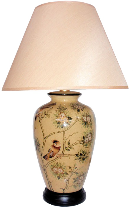 Ceramic Lamp Png Transparent Picture - Lampshade (452x704), Png Download