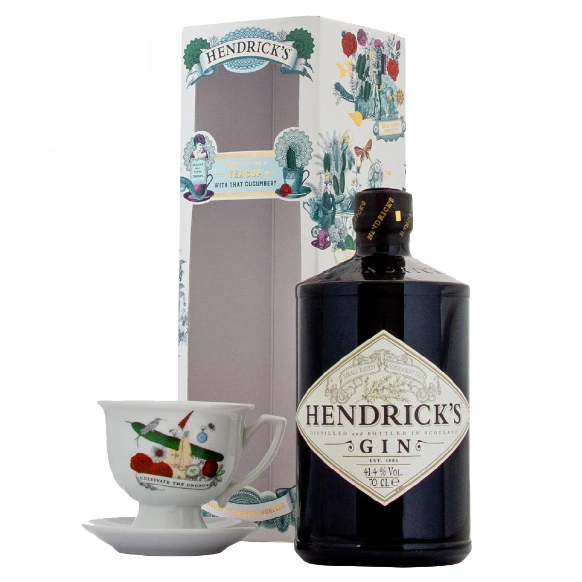 Hendricks Unusual Garden Tea Cup Gift Set - Hendricks Garden Of Unusual Wonders (1200x1200), Png Download