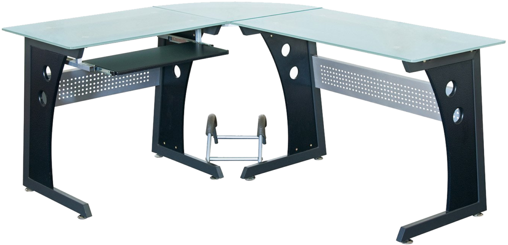 Okay So It's Glass, And I Hate Glass, But Techi Mobili - 55 X 30 Desk (1024x495), Png Download