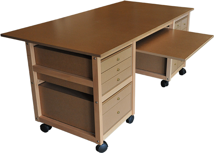 The Desk Unit - Art Table (800x553), Png Download