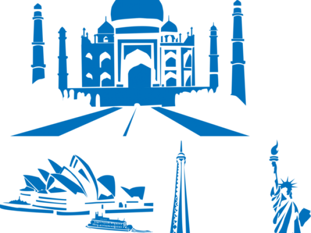 Taj Mahal Clipart Clip Art - Taj Mahal Clipart Png (640x480), Png Download
