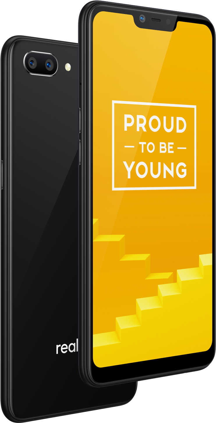 This Phone Also Protected By Corning Gorilla Glass - Realme C1 (804x1532), Png Download