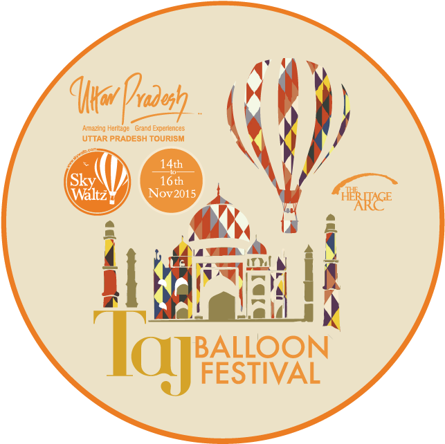 Taj Balloon Festival - Taj Mahal Balloon Festival (772x745), Png Download
