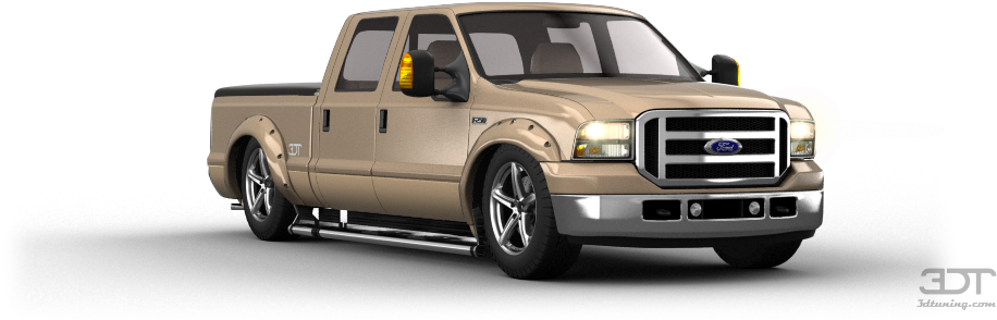Ford F-250 Crewcab Truck 2006 Tuning - Ford Super Duty (1004x373), Png Download