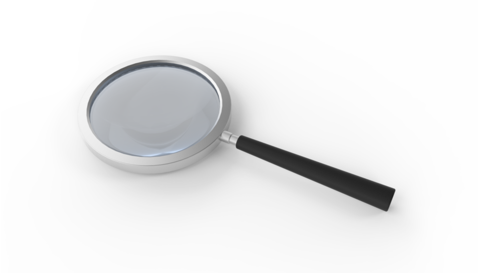 Magnifying Glass - Circle (960x549), Png Download