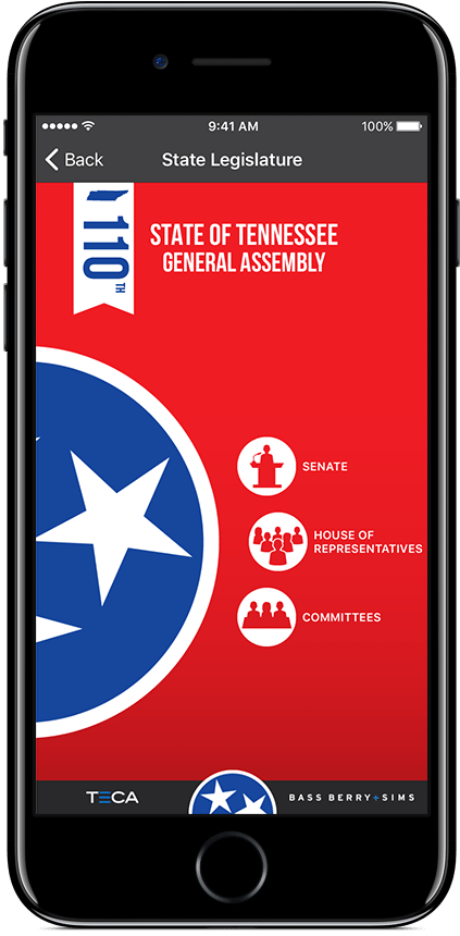 App Brings Nashville Lawmakers One Click Closer - Smartphone (584x1024), Png Download
