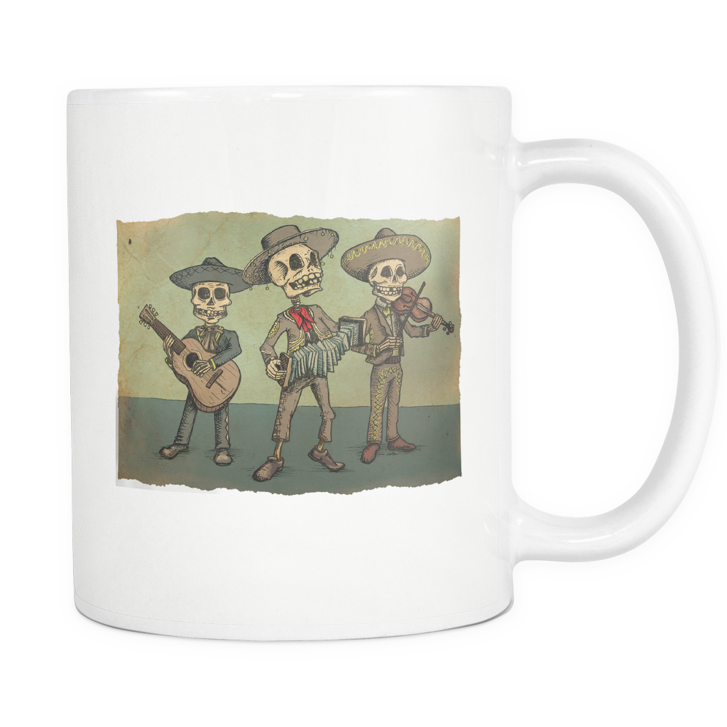 Day Of The Dead Skeleton 11oz Coffee Mugs - Coffee Cup (1024x1024), Png Download