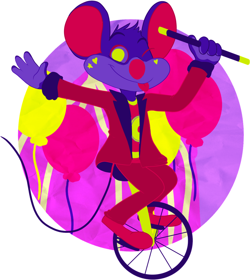 Chuck E With A4, Palette 2, And Prompt 6 🎪🐭 The Summer - Illustration (1280x960), Png Download