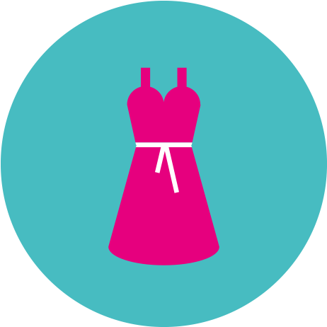 Picto Robe - Robe Picto (591x591), Png Download