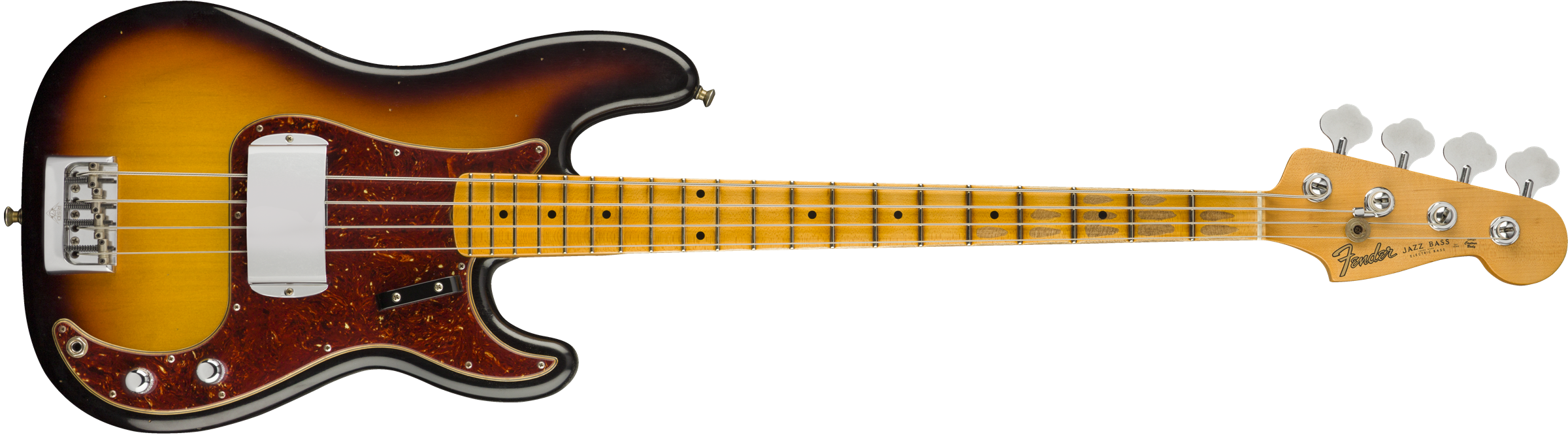 Copyright © 2019 Fender Musical Instruments Corporation - Fender Precision Bass Nate Mendel (2400x669), Png Download