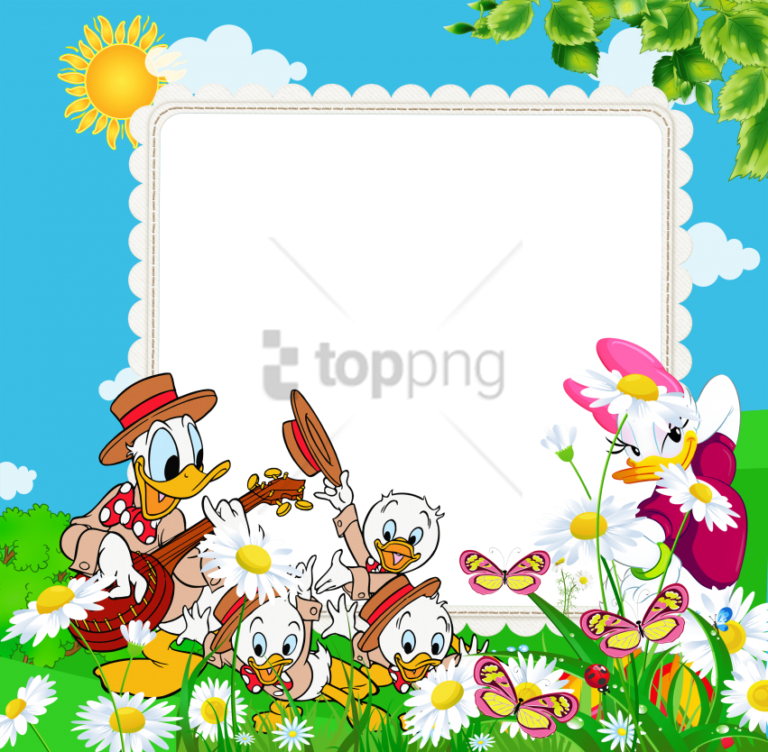 Free Png Download Children Borders And Frames Png Png - Png Baby Photo Frame (851x834), Png Download