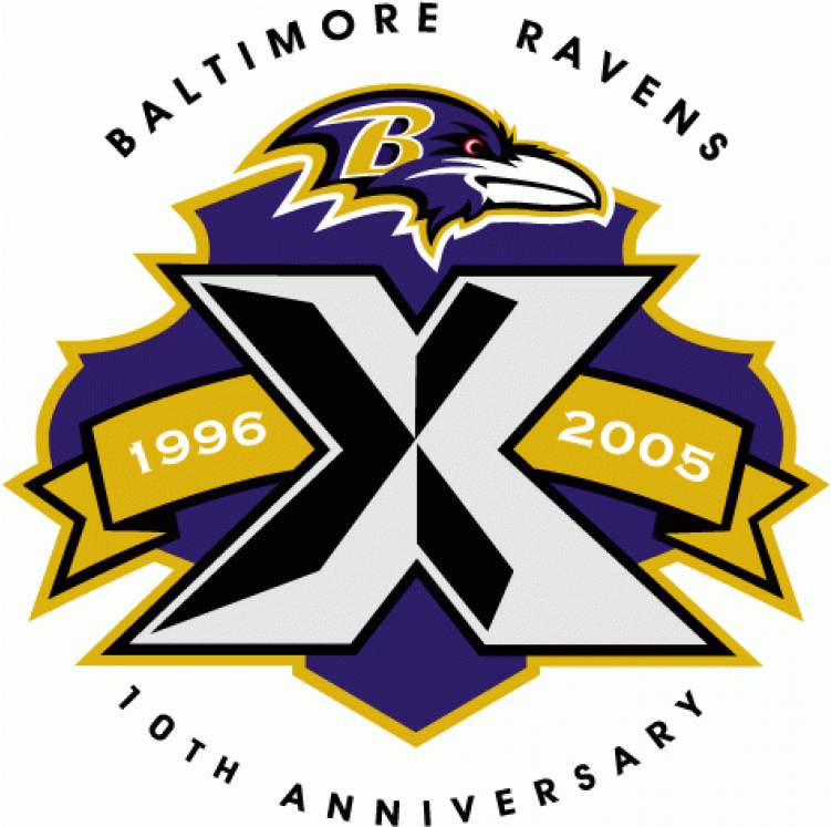 Baltimore Ravens Iron On Stickers And Peel-off Decals - Baltimore Ravens (750x930), Png Download